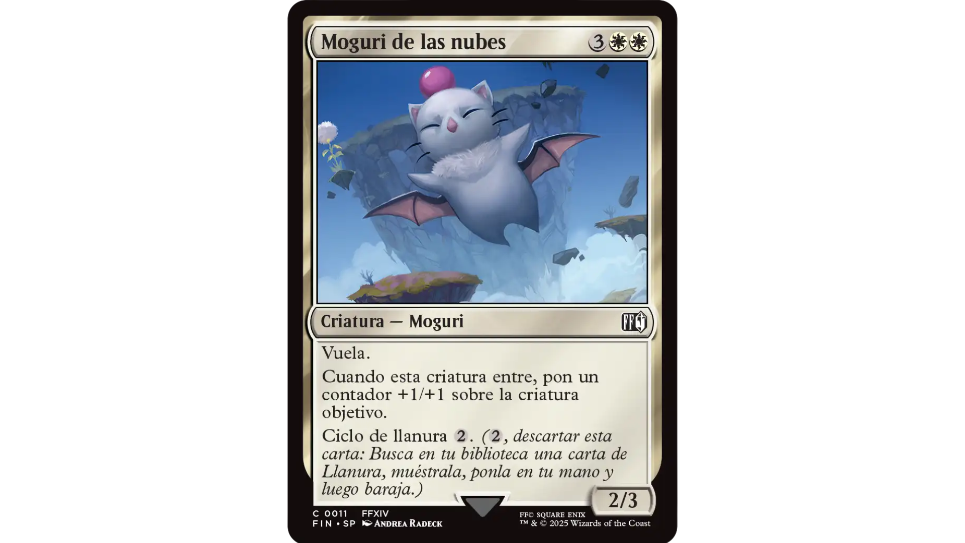 Carta Moguri de las nubes de Magic: The Gathering – Final Fantasy XIV.