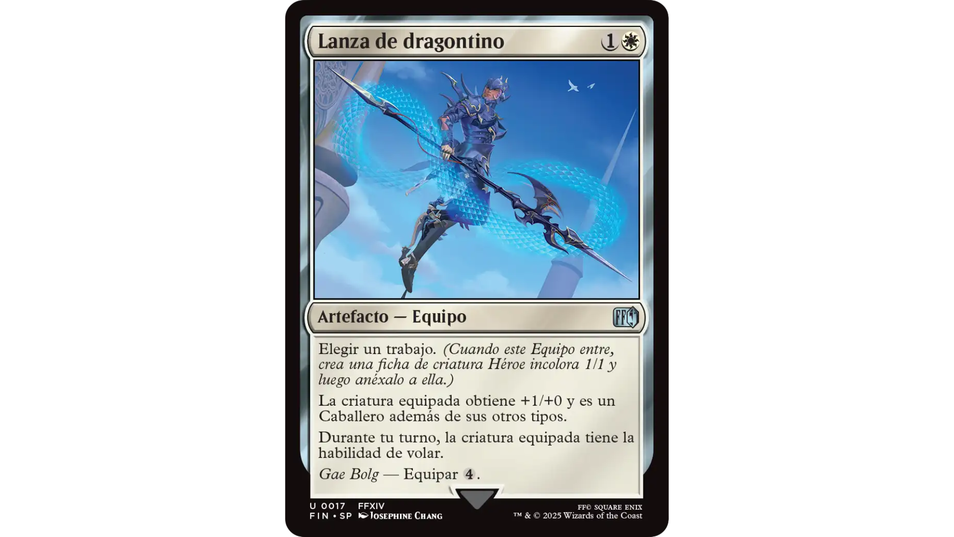 Carta Lanza de dragontino de Magic: The Gathering – Final Fantasy XIV.